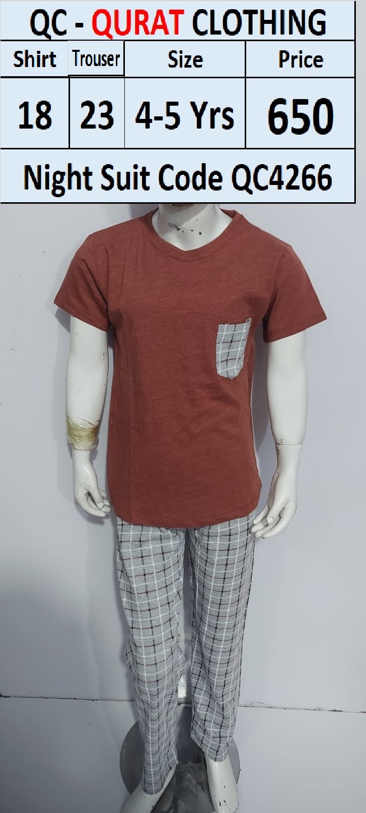 Night Suit Code QC4266