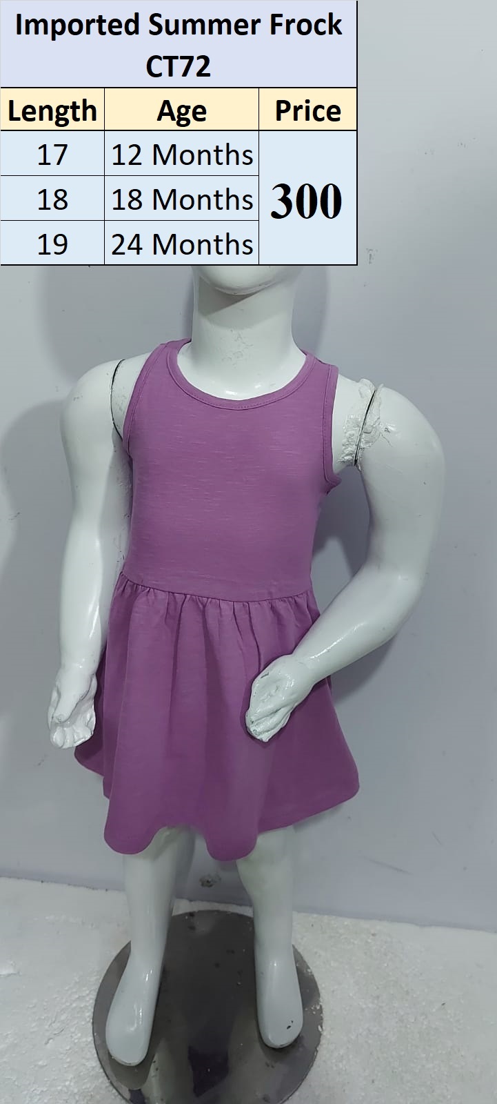 Imported Summer Frock CT72