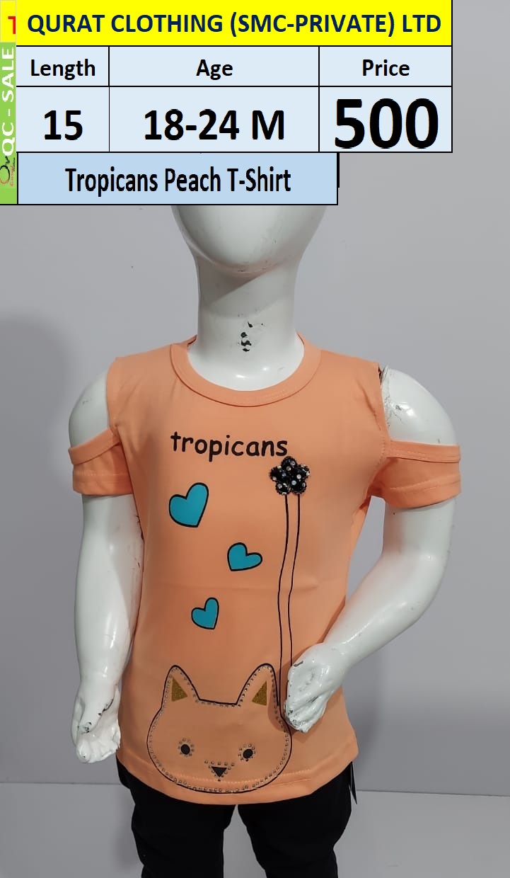 Tropicans Peach T-Shirt