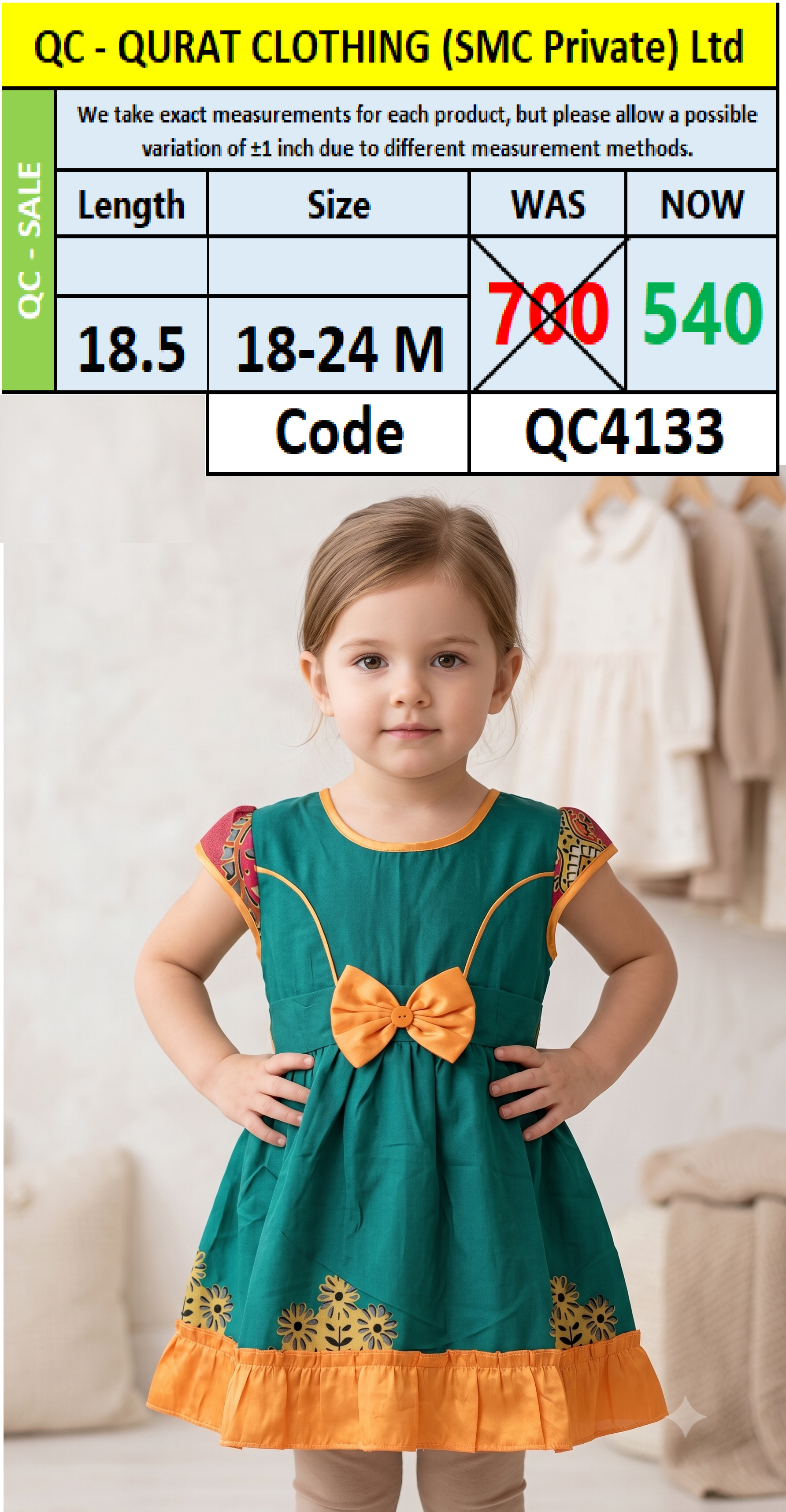 Cotton Frock QC4133