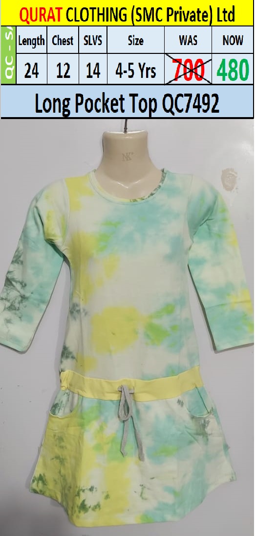 Long Pocket Top QC7492
