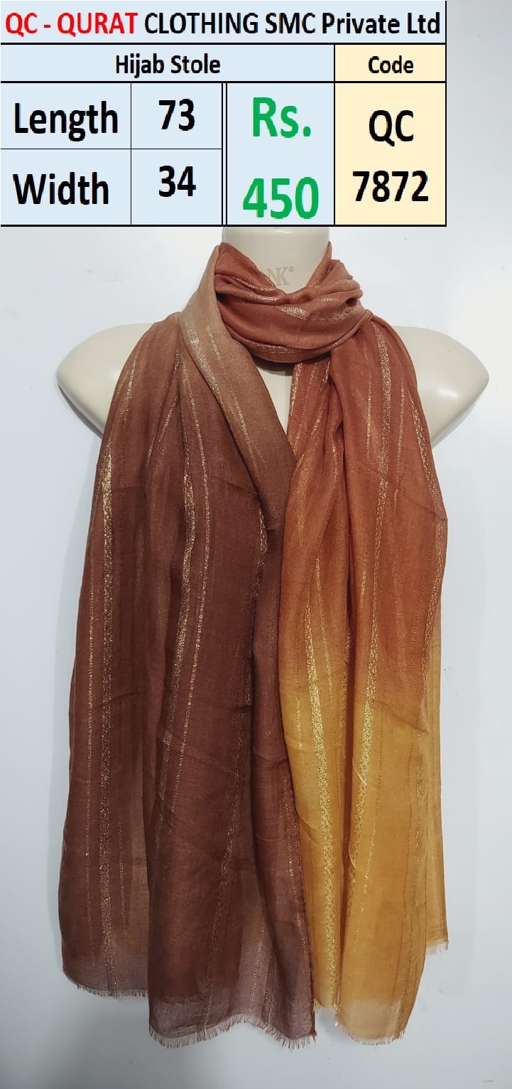 Imported Hijab Stole QC7872