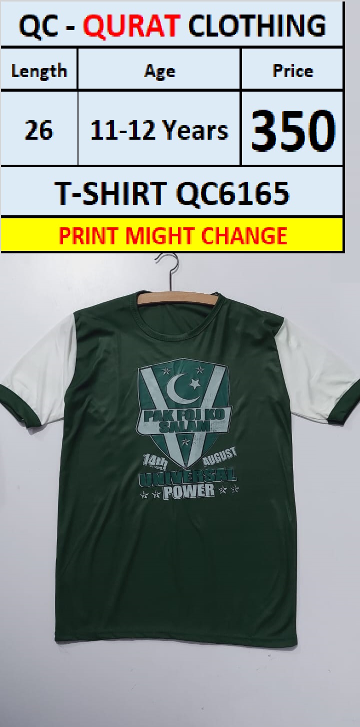 T-shirt QC6165 (Print Might Change)