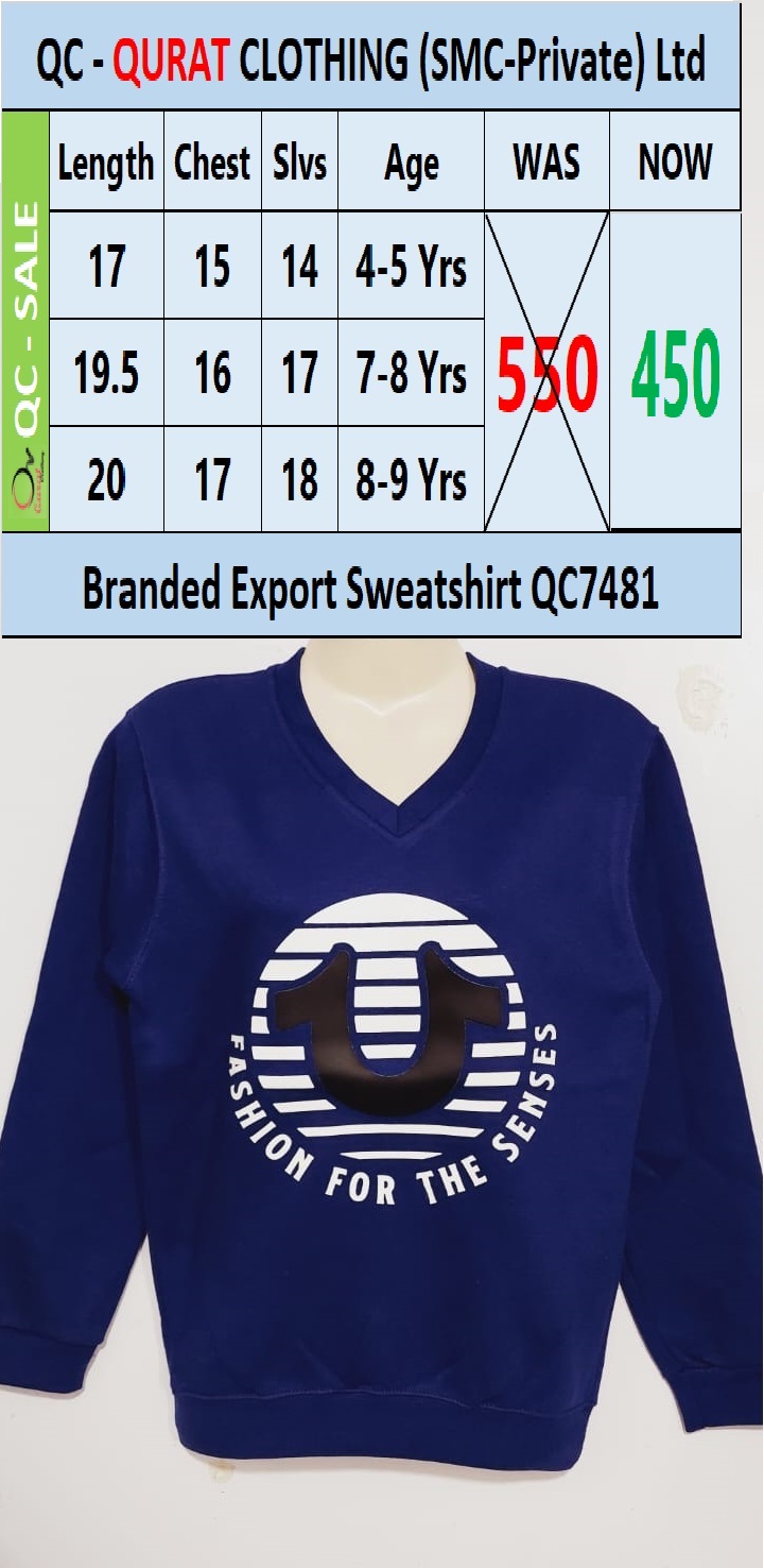 Branded Export Sweatshirt QC7481