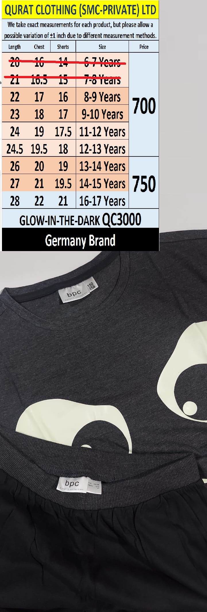 Glow in the Dark Stars Suit QC3000 - QC3000
