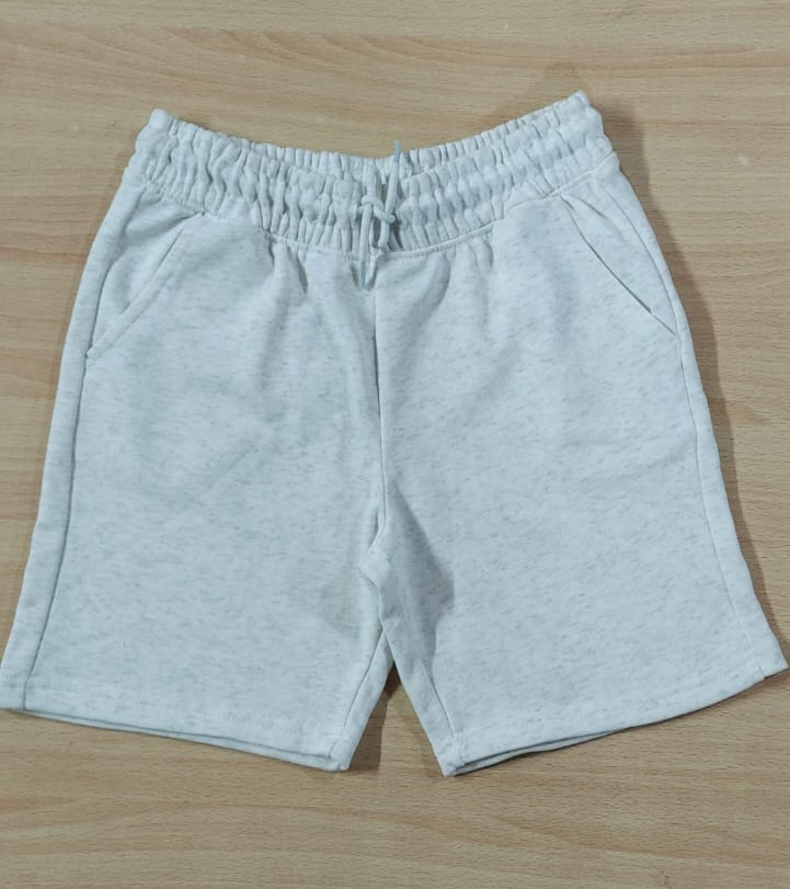 Cream Heather Primark Export Europe Boys Terry Drawstring Shorts QC10682 - QC10682
