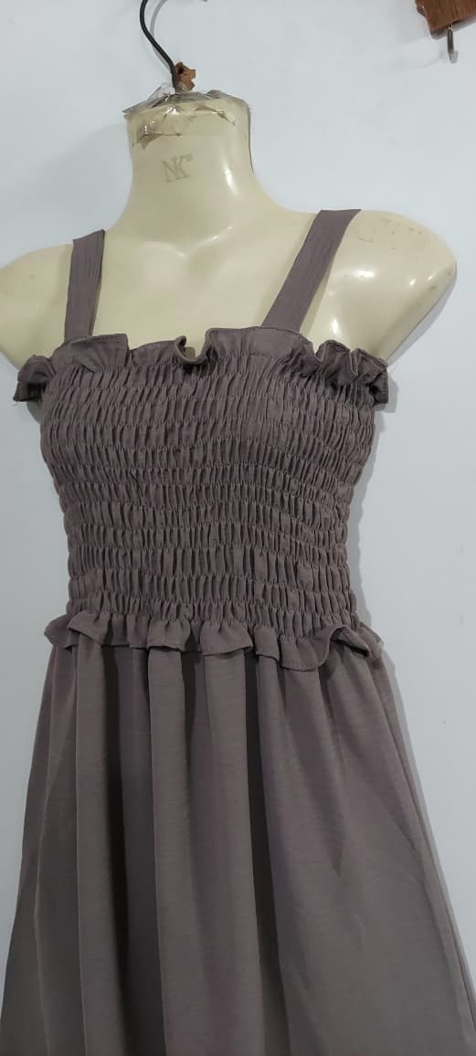 Kids Taupe Grey Georgette Maxi Dress with Matching Jacket – Girls Elegant Party Wear Outfit QC10080 - QC10080