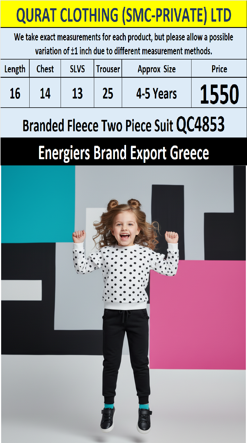 Energiers Brand Fleece Two Piece Suits QC4853 - Export Greece - QC4853