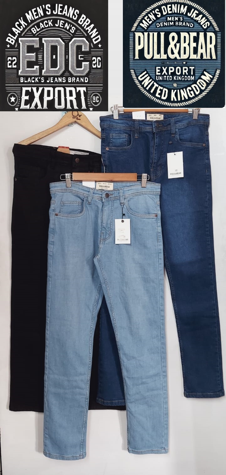 Pull & Bear Brand Men's Jeans QC2740 Export United Kingdom  - QC2740