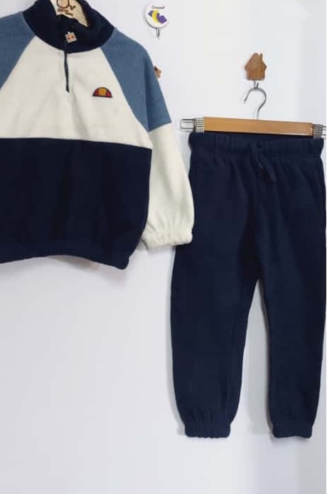 Ellesse Brand Cozy Fleece Half-Zip Top & Trouser Set QC5190 – Export Italy - QC5190