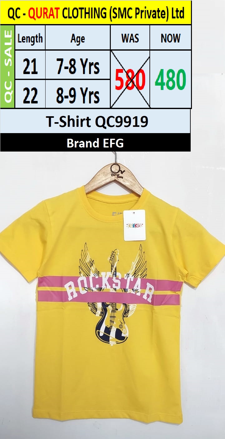 EFG Brand Rockstar T-Shirt QC9919 - QC9919