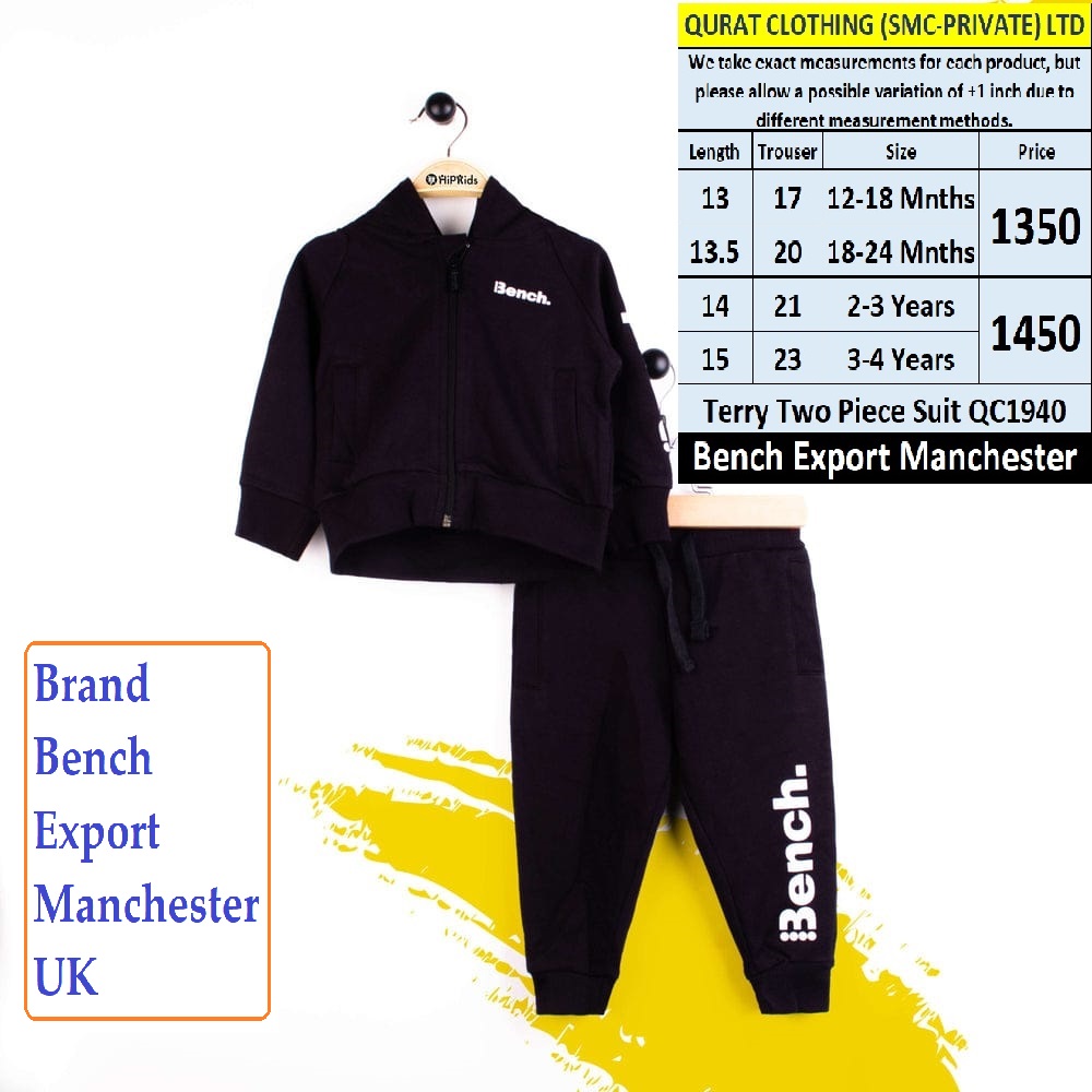Bench Brand Terry Tracksuit QC1940 Export Manchester UK - QC1940