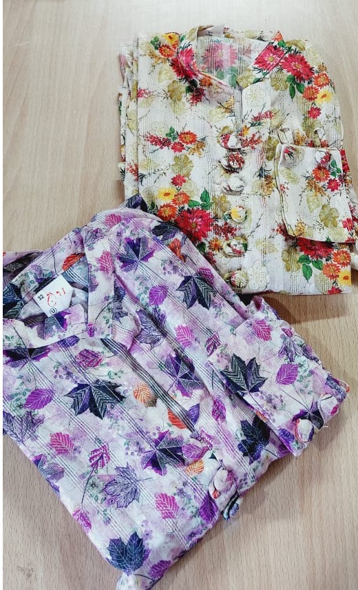 Girls Lawn Cord Suit QC3022 - QC3022