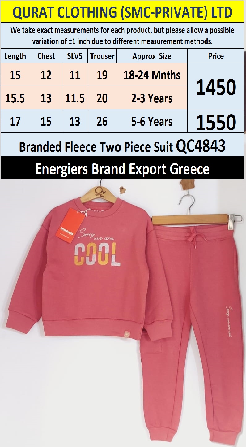 Energiers Brand Fleece Two Piece Suits QC4843 - Export Greece - QC4843