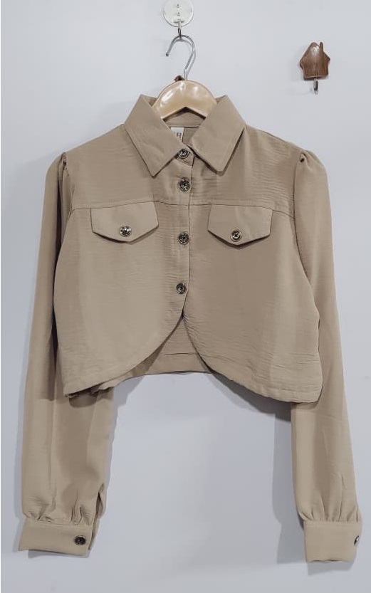 Elegant Beige Soft Georgette Smocked Maxi Dress with Cropped Jacket – Women’s Flowy Party & Modest Wear – QC7005 - QC7005