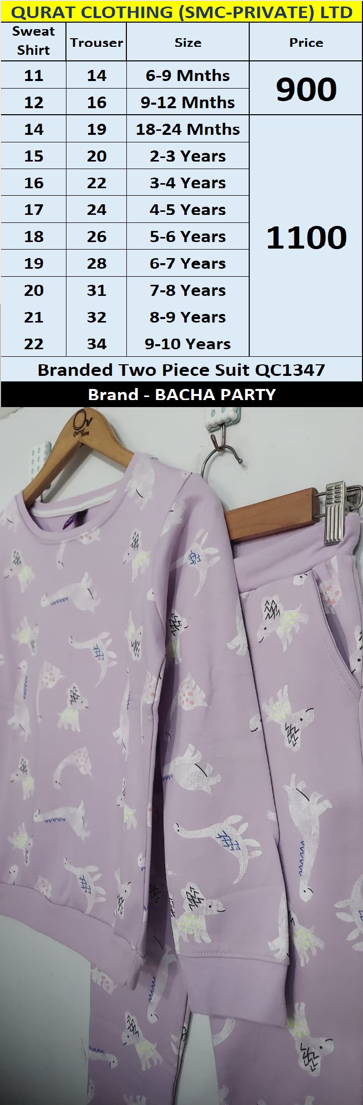 Bacha Party Brand Two Piece Suit QC1347 - QC1345
