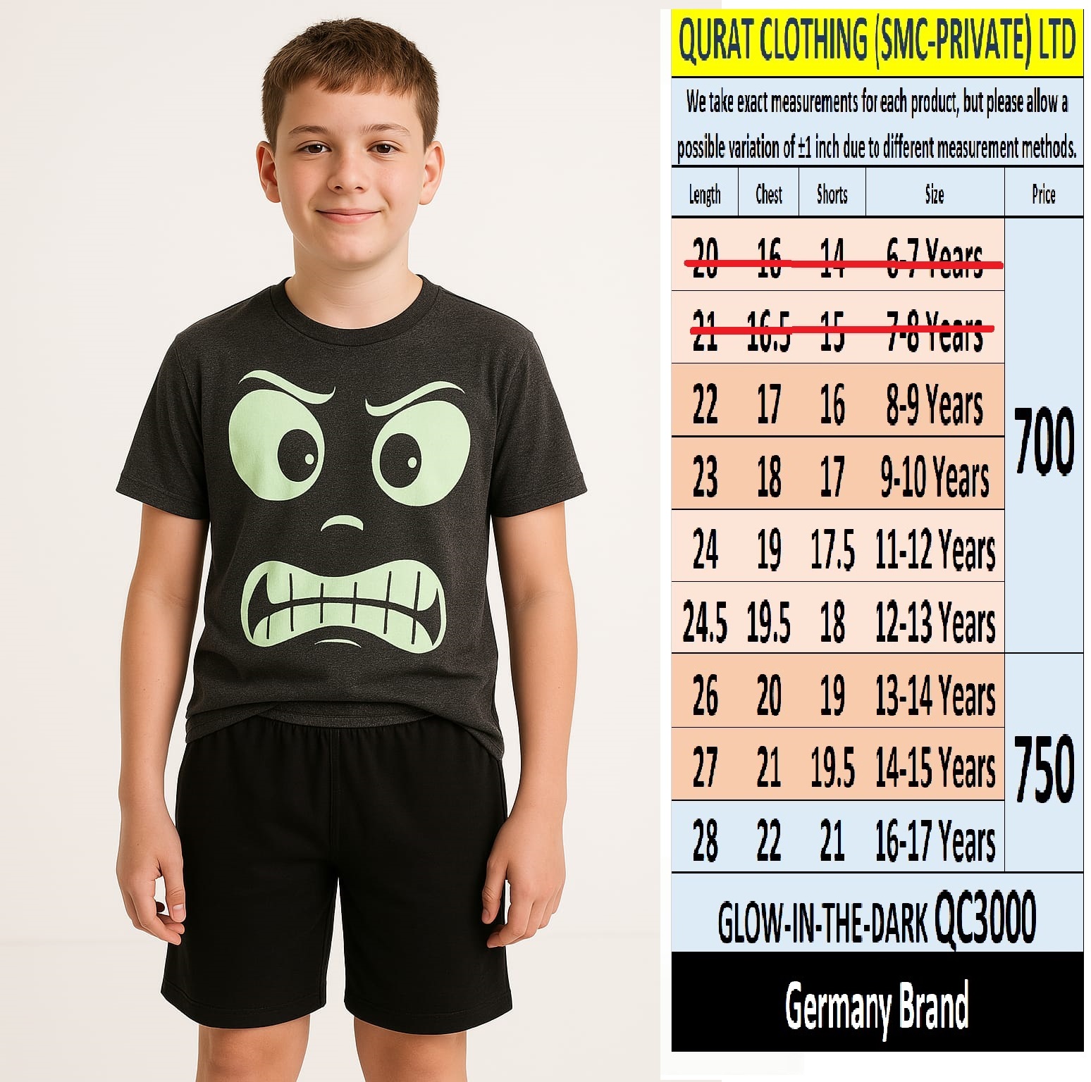Glow in the Dark Stars Suit QC3000 - QC3000