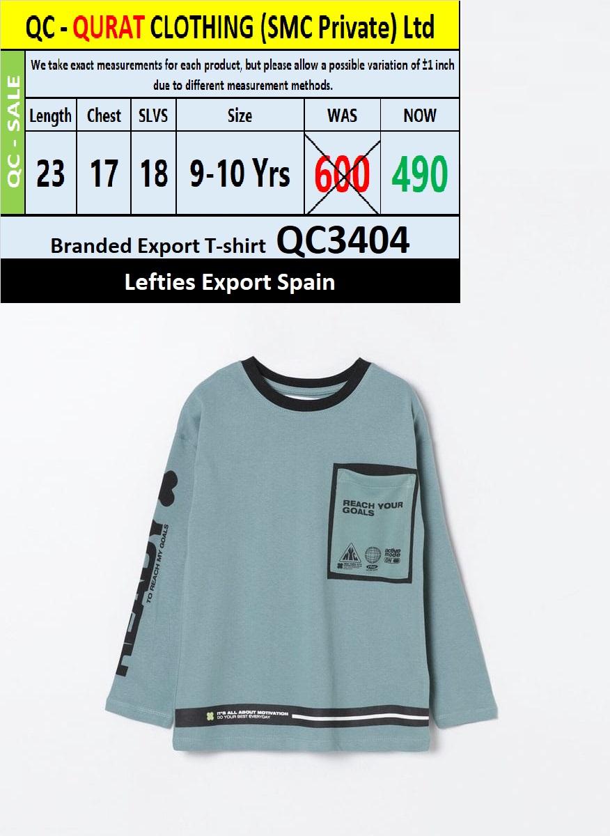 Lefties Brand T-Shirt QC3404 Export Spain - QC3404