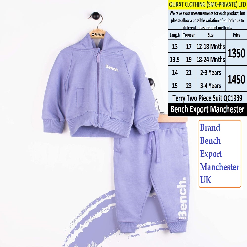 Bench Brand Terry Tracksuit QC1939 Export Manchester UK - QC1939