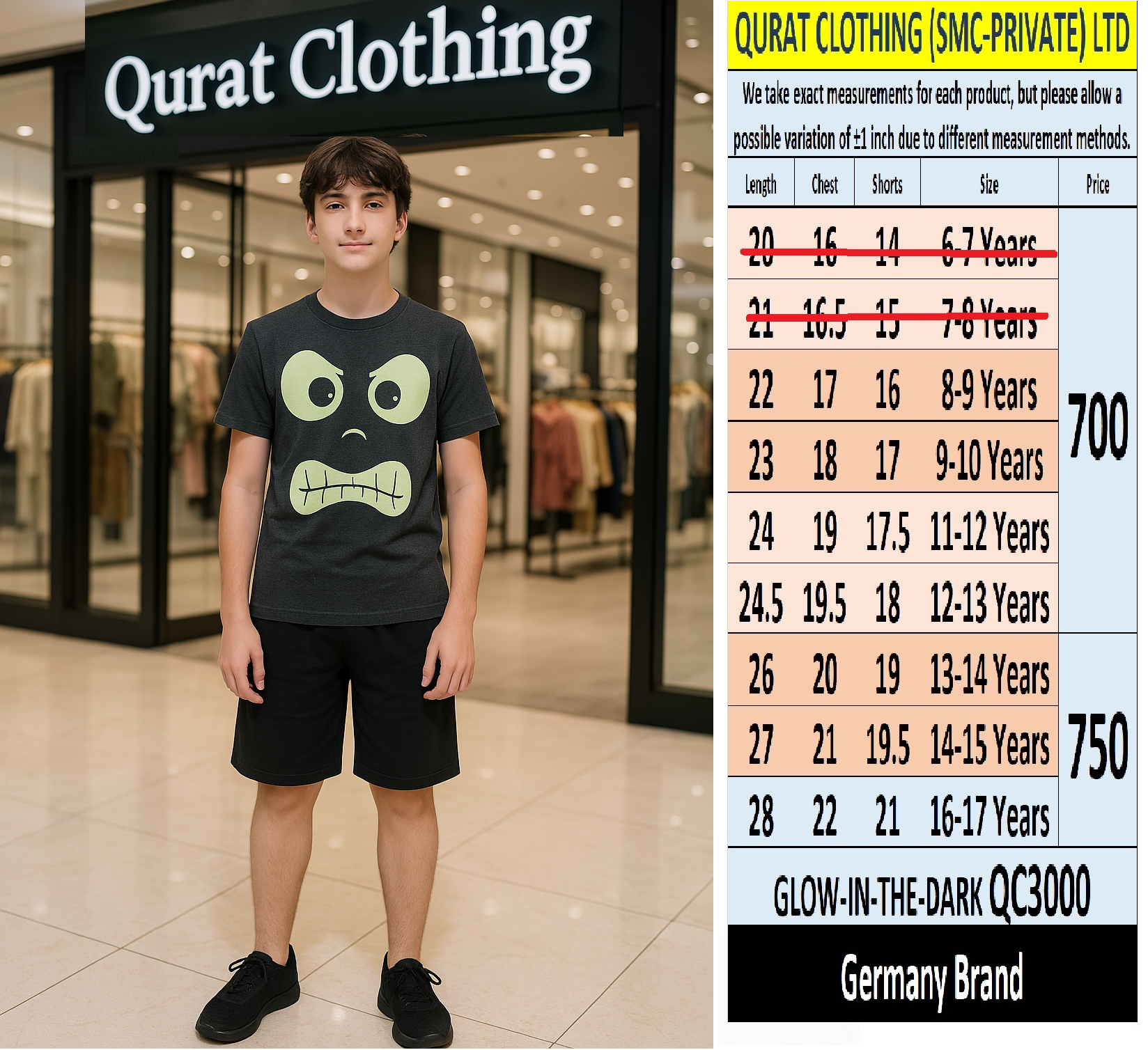 Glow in the Dark Stars Suit QC3000 - QC3000