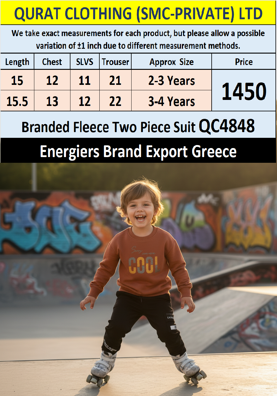 Energiers Brand Fleece Two Piece Suits QC4848 - Export Greece - QC4848