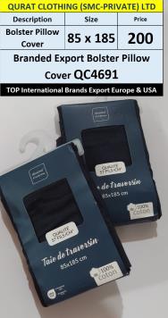 Top International Brand Bolster Pillow Cover QC4691 Export Europe & USA