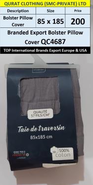 Top International Brand Bolster Pillow Cover QC4687 Export Europe & USA