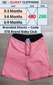 Branded Shorts  - Code ST8 Brand Baby Club